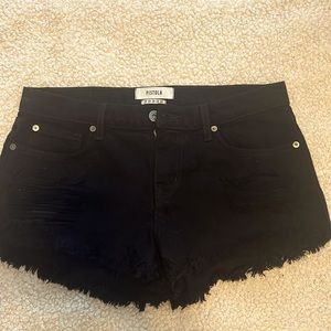 Pistola black cutoff Jean shorts
